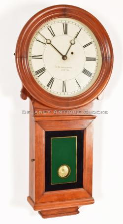 Boston Clock Co., Boston, Massachusetts. No 238. Retailed by H. N. Lockwood of Boston. Wall clock. VV-15.