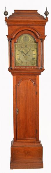 Nathaniel Mulliken (1722-1777) of Lexington, Massachusetts. Grandfather clock. AAA6