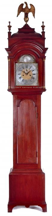 Nathaniel Mulliken, Lexington, MA. A pre-revolutionary American tall case clock. SS-21.