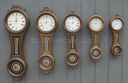 E. Howard Figure eight wall clock. A full set of Howards.